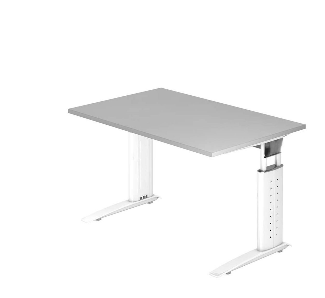 Urbana Schreibtisch, manuell höheneinstellbar, Grau | Günstig Möbel
