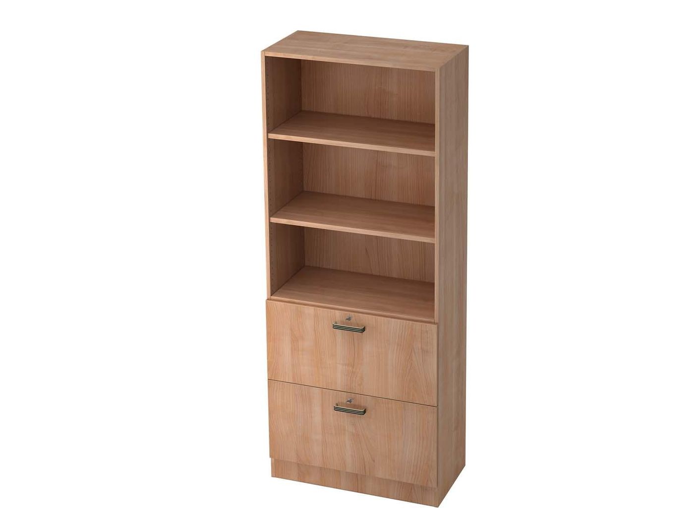 Texas Pro Aktenschrank mit Hängeregister 5OH 80cm Nussbaum | Günstig