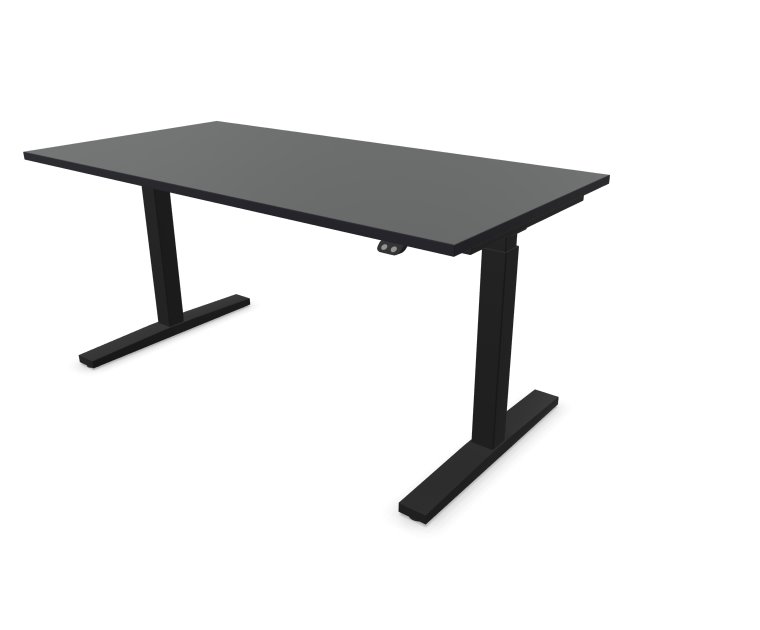 eUp 2 Schreibtisch elektrisch höhenverstellbar, Anthrazit | Günstig