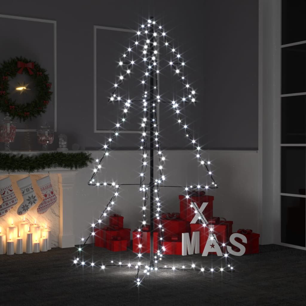 Weihnachtskegelbaum 200 LEDs Indoor Outdoor 98x150 cm 125896