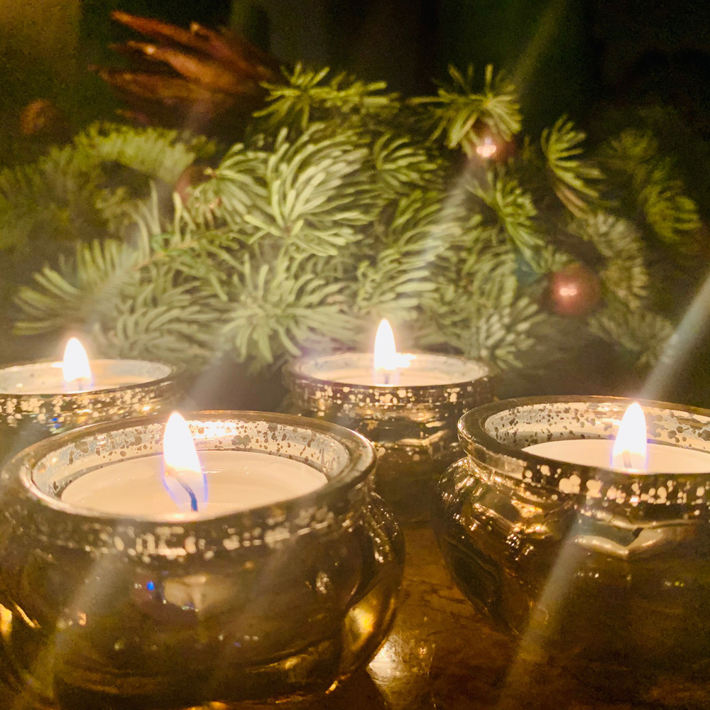 YBCPACK Teelichthalter Glas - 12 Stück Mit Punktmuster Für Tischdeko