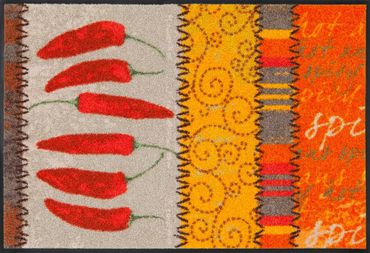 Salonloewe K&uuml;chenteppich Chili waschbar trocknergeeignet  – Bild 1