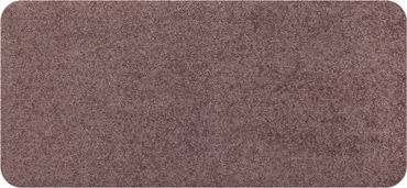 Salonloewe Mini Fu&szlig;matte Wohnmatte Nougat ohne Rand 30 x 60 cm einfarbig – Bild 1