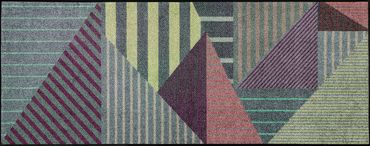 wash+dry Fu&szlig;matte Linato waschbare Schmutzmatte Vintage – Bild 3