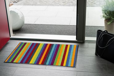 Salonloewe Fu&szlig;matte Lund bunt T&uuml;rvorleger L&auml;ufer  – Bild 3