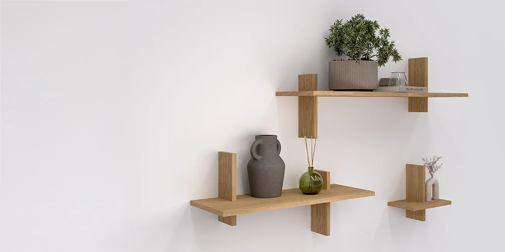 Dekorative Wandregale mit vielseitiger Verwendung