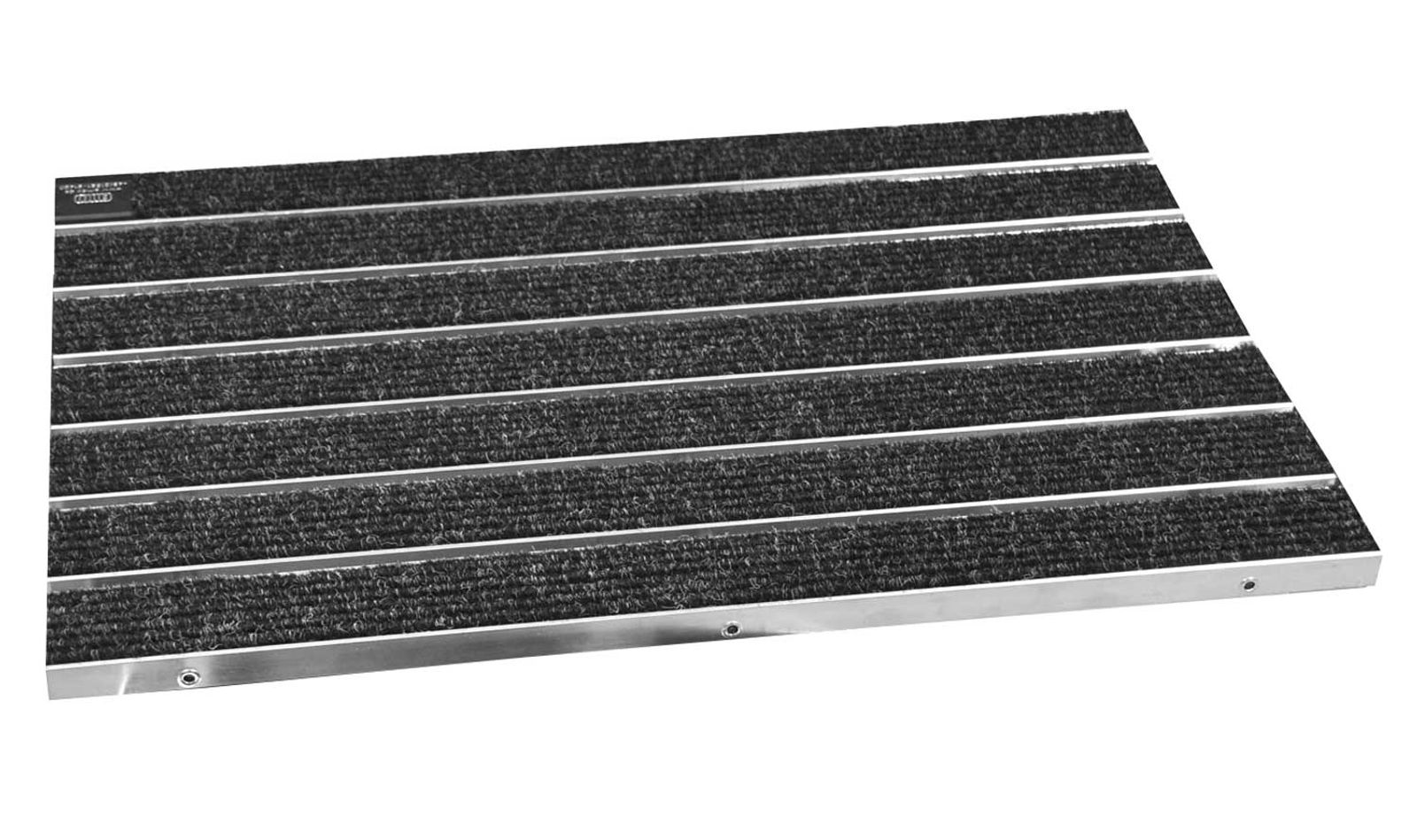 EMCO Eingangsmatte SENATOR Rips 22mm anthrazit ALU Rahmen Fu/ßmatte T/ürmatte Schuhabstreifer Gr/ö/ße:750 x 500 mm