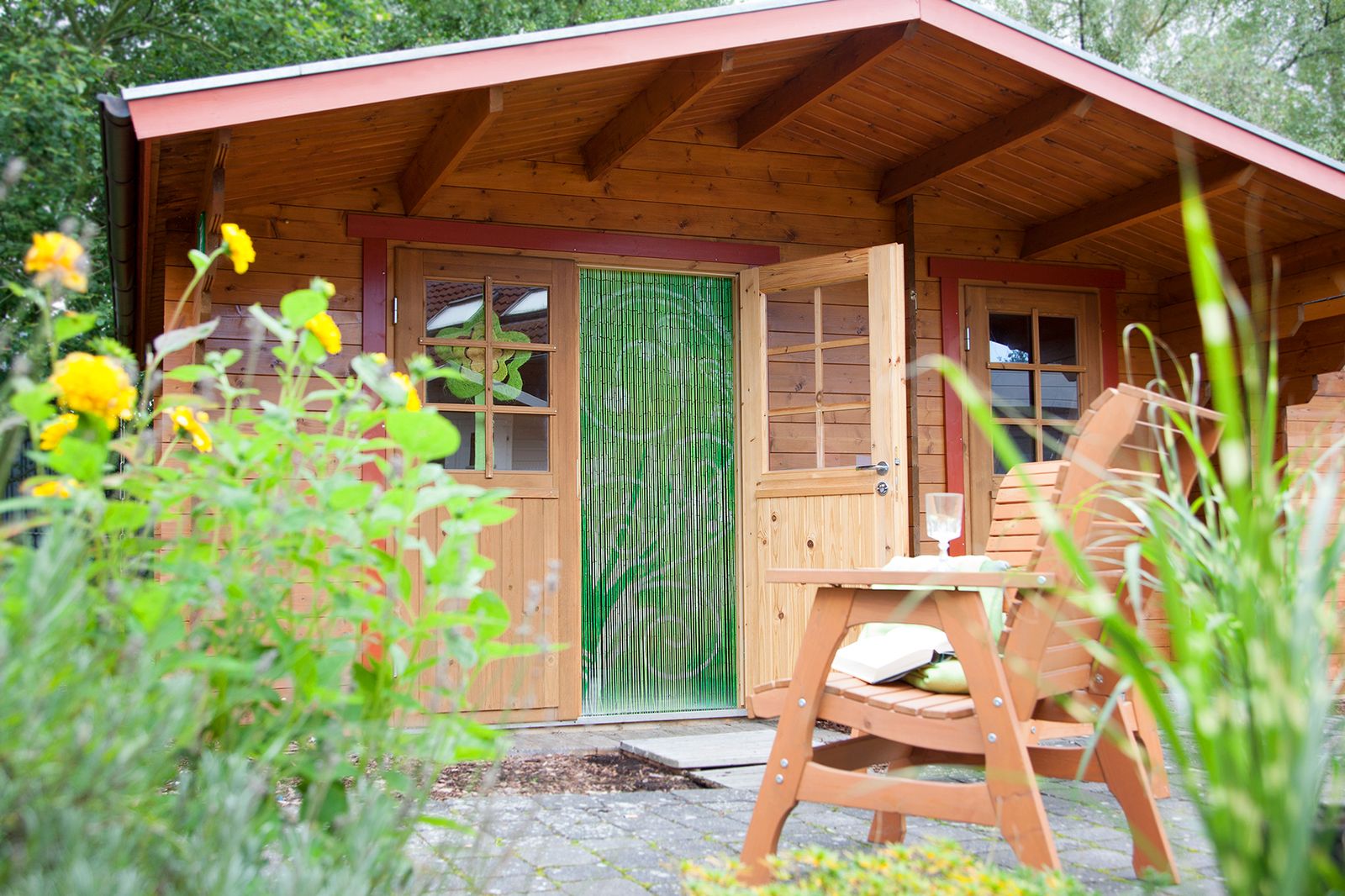 Dekovorhang Türvorhang Bambusvorhang Bambus Flora Raumteiler