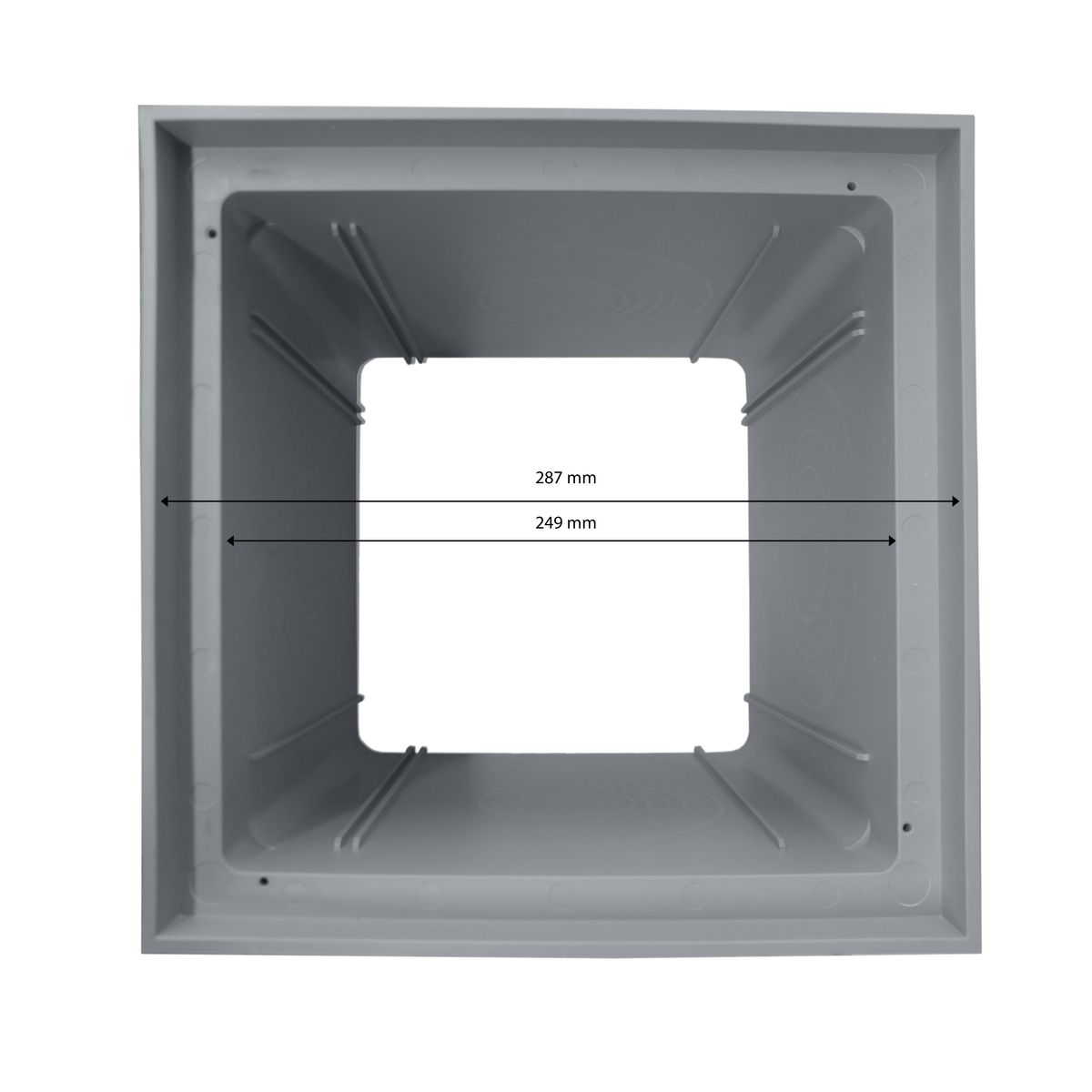 Marley Schachtdeksel Met Frame 30x30cm - Beloopbaar PVC Kanaaldeksel