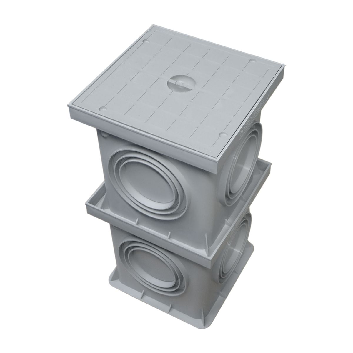 Rost Hofablauf Ablauf begebar Marley Einlaufschacht 200x200mm Schacht ohne Boden