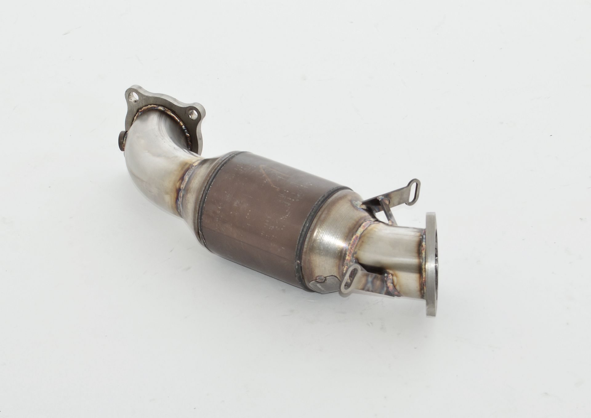 76mm Downpipe Mit 200 Zellen Sport-Kat. Edelstahl | 981174T-X3-DPKATG