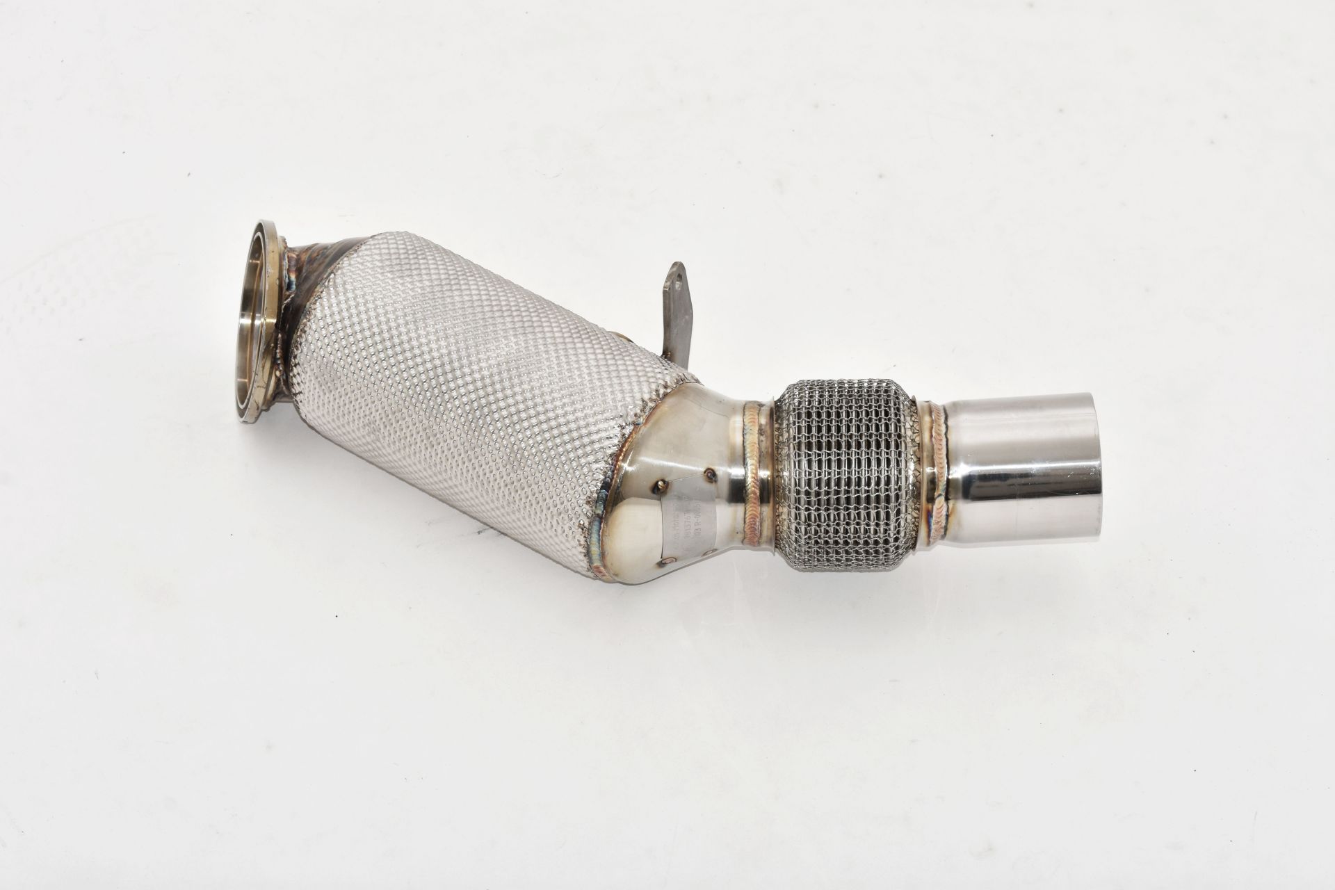 FRIEDRICH MOTORSPORT 90>>>76mm Downpipe mit 200 Zellen HJS Sport-Kat ...