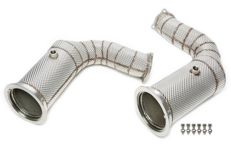 TA Technix Downpipe mit Katalysator Porsche Cayenne Turbo Typ 9YA 4.0l