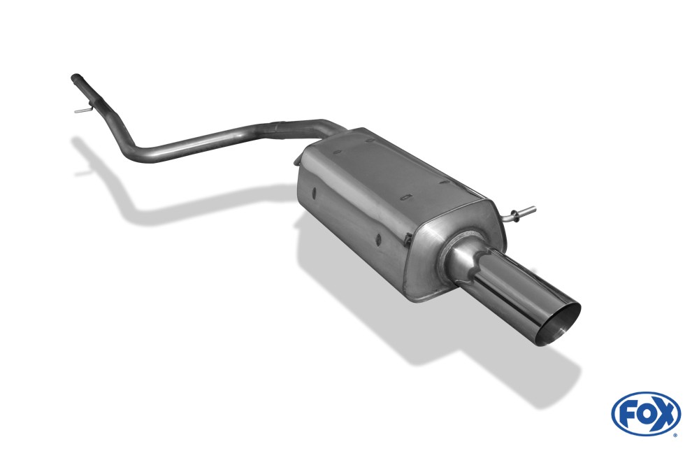 FOX Sportauspuff Ford Fiesta 5 ab 01 1.2l 1.4l - 1x90mm Typ 14 ...