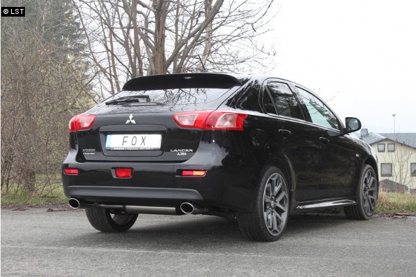 FOX Duplex Sportauspuff Mitsubishi Lancer CYO Stufenheck Sportback Ab 12 1.8D - 1x115x85mm Typ 32 Rechts Links | Sportauspuff Online Bestellen