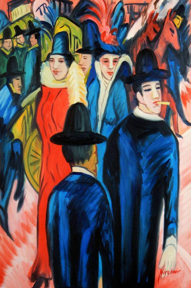 Expressionismus Gemälde im Shop und Ausstellung 2