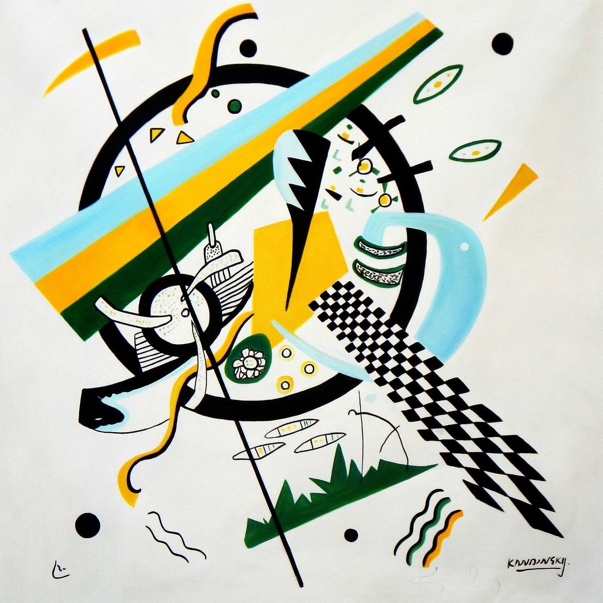 Wassily Kandinsky Kleine Welten m94091 120x120cm Exquisites