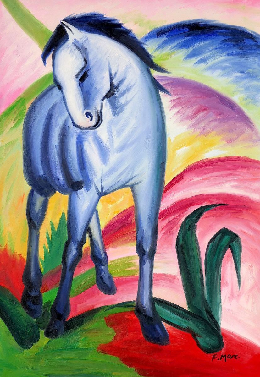 Blaues Pferd I