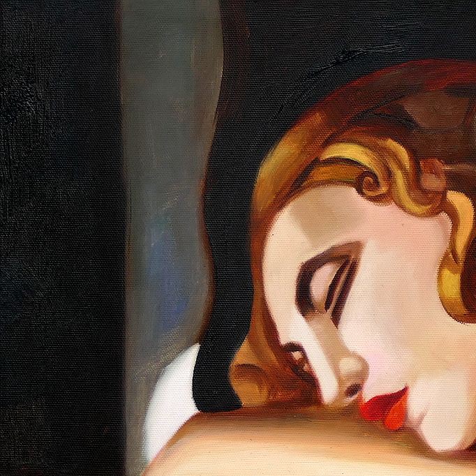 Homage of Tamara de Lempicka - Die Schläferin II b98083 40x50cm