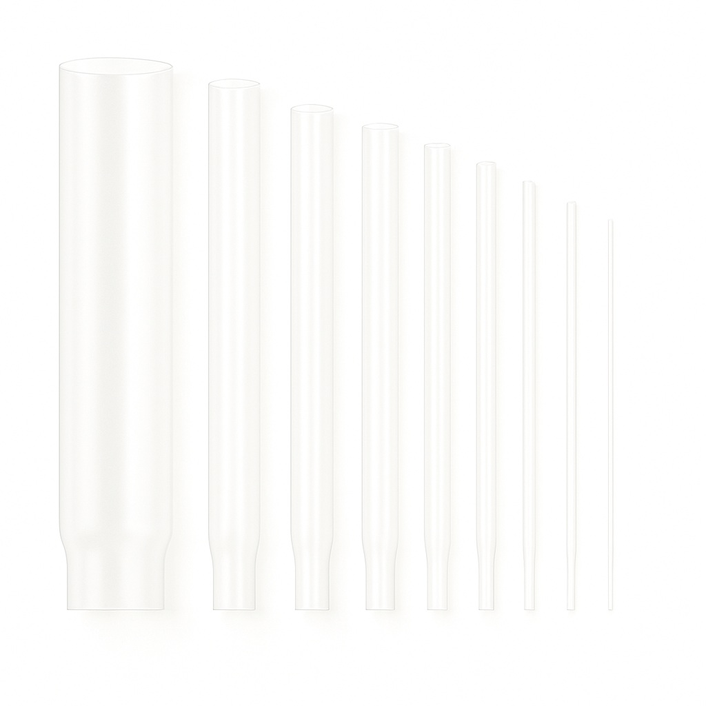 Netproshop Schrumpfschlauch 6,4mm (2:1) – 2 Meter Grau, Für Kabelisolierung