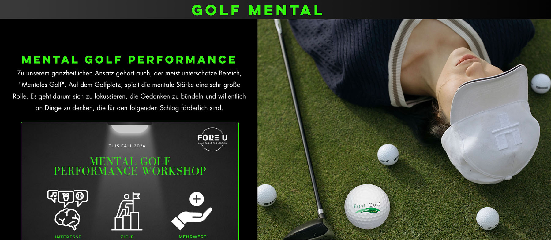 FORE U Golf Mental Training