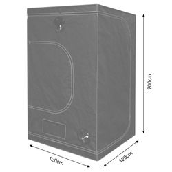 Tente De Culture Intérieure Grow Box 240x120x200cm - Serre Hydroponique - Réflexion Lumineuse 95%