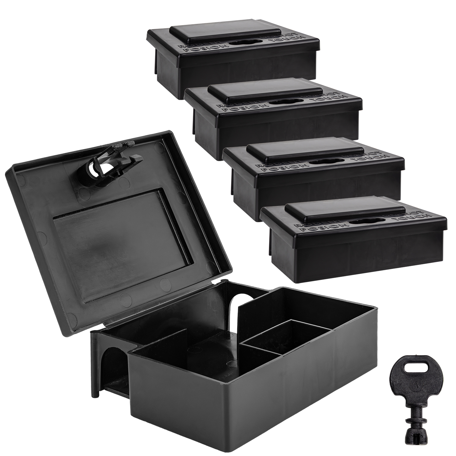5 x Mausefalle Muse Maus Garten Kder Box Koederbox Kderbox Kderstation  fr Musegift Maeuse Musekderbox Gift Koeder Whlmaus Vertreiben  Schlssel Petigi | Lagento.de