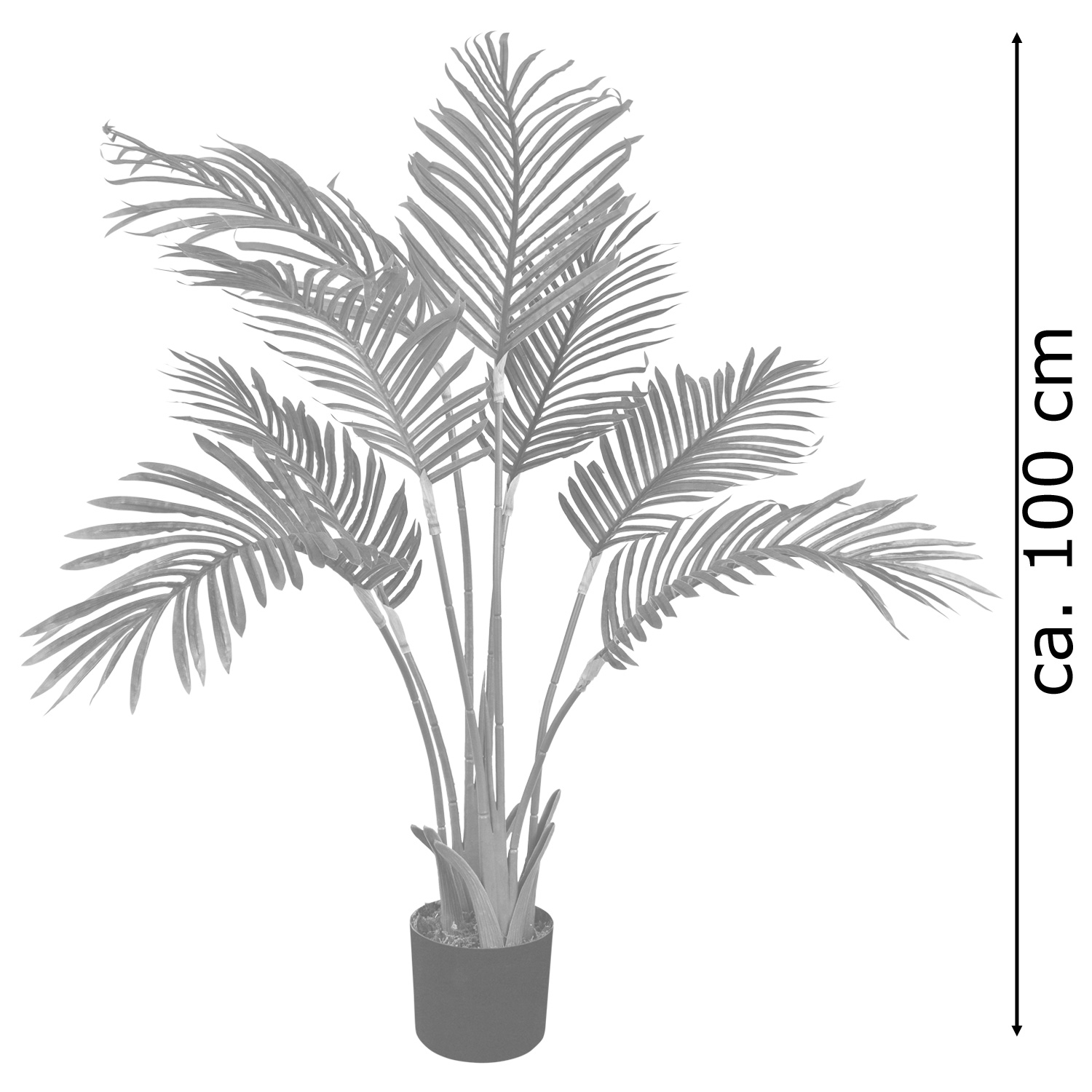 Kunstpflanze Palme Palmenbaum Arekapalme Knstliche Pflanze 100 cm Decovego  | eBay.de