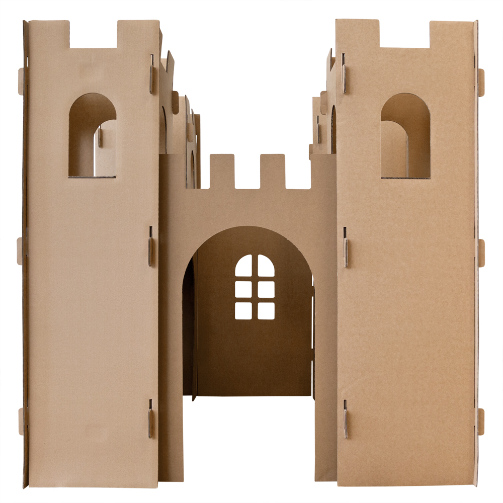 Maison de jeu Chateau-fort en carton