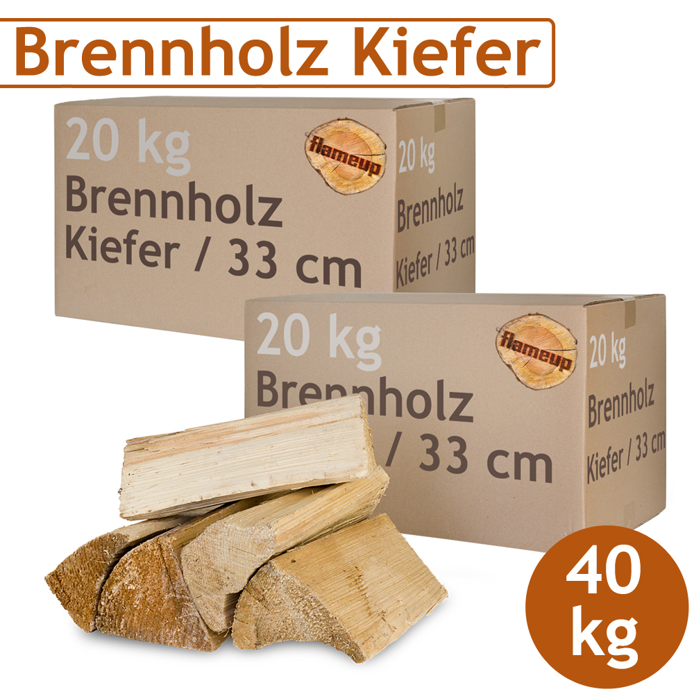 BUCHE BRENNHOLZ 40KG Kaminholz Feuerholz Trocken Ofenfertig 256278845151