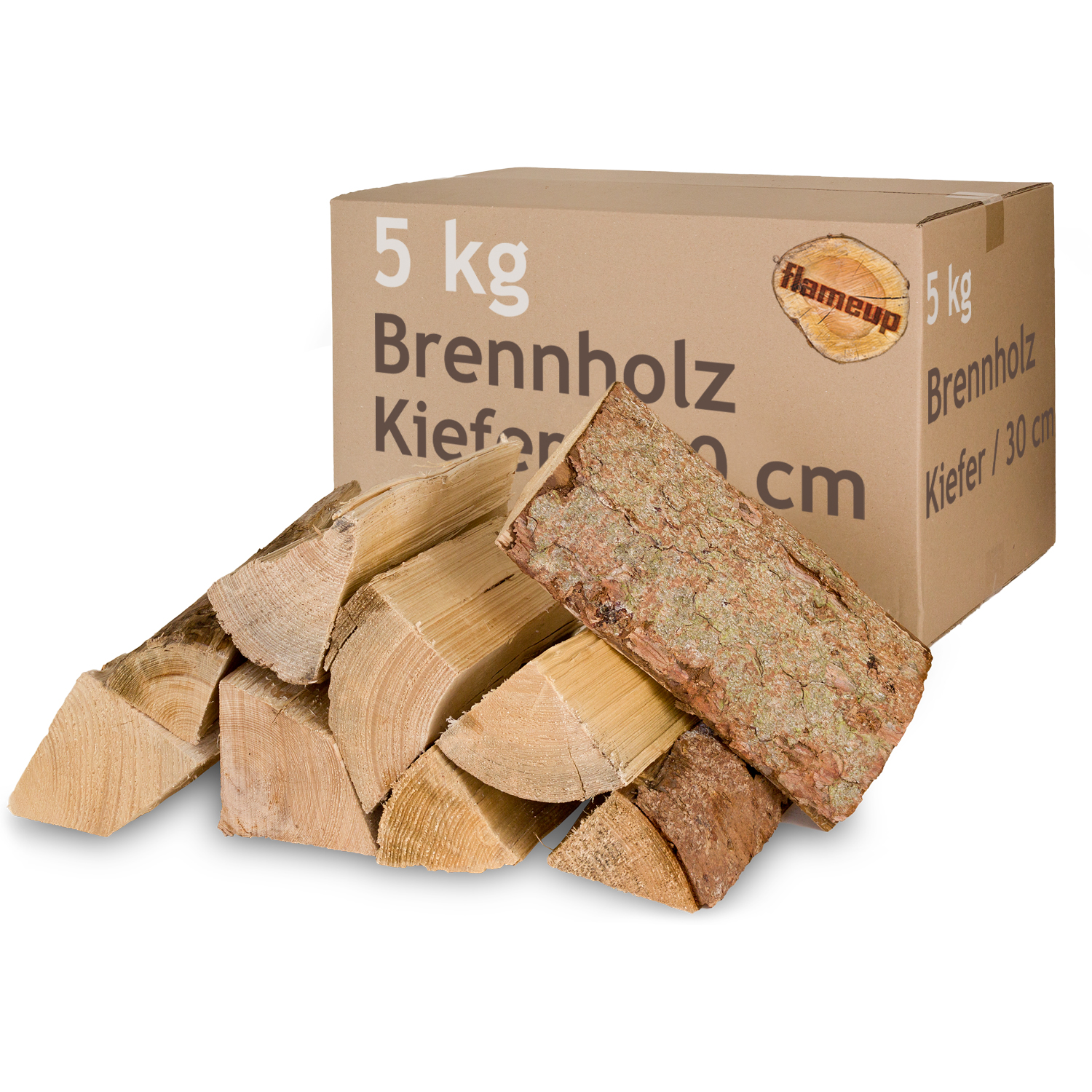 Kiefer Brennholz Kaminholz 5-500 kg Holz Für Ofen und Kamin Kaminofen ...