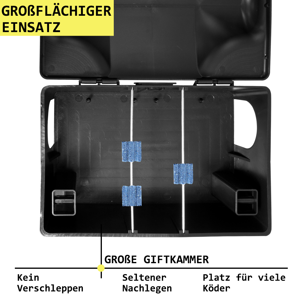 Petg Köderbox 30x Köderstaton Multtbox Köderbox Mäusebox Nagerstaton Rattenbox