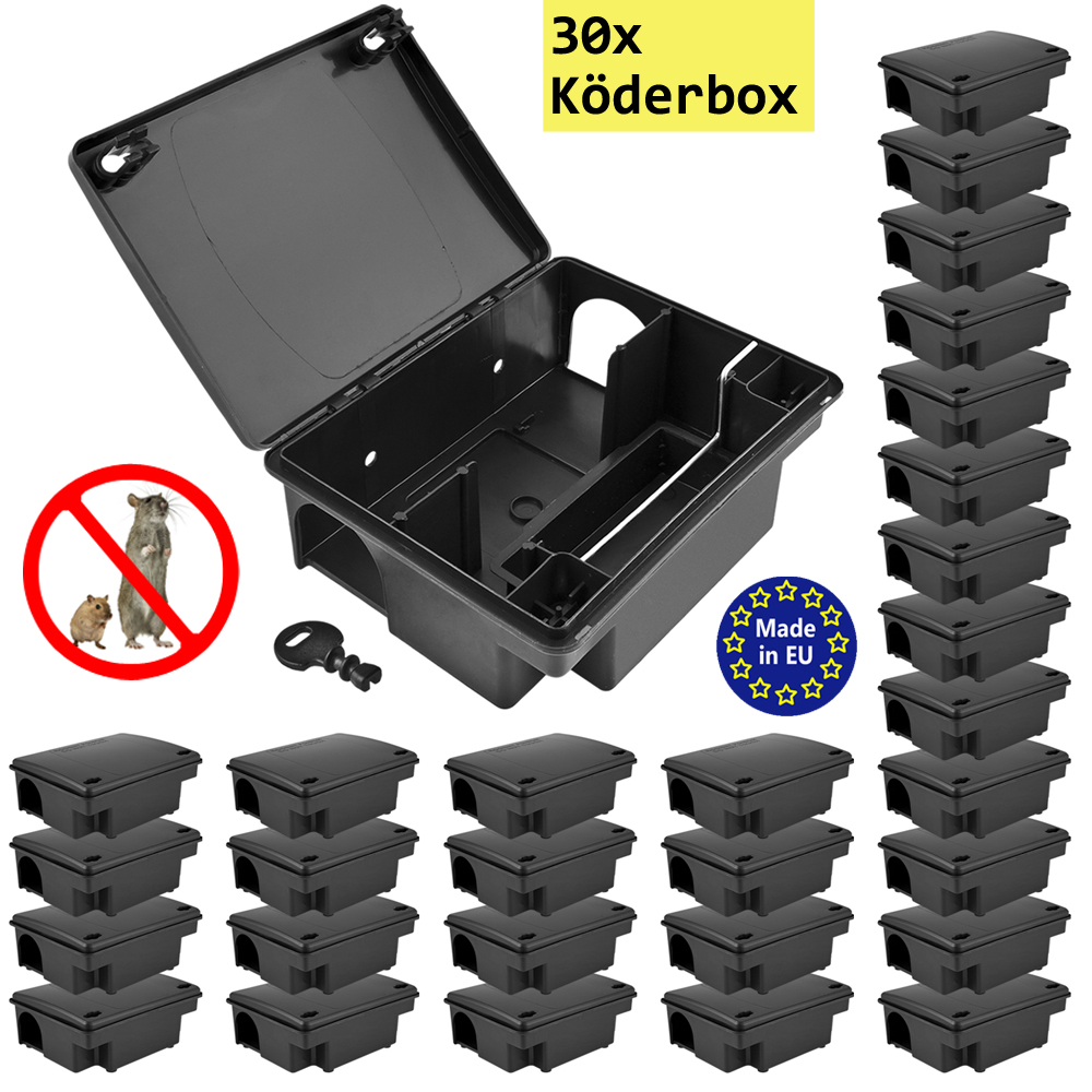 30x Kderstation Kompaktbox Kderbox Musebox Rattenbox Nagerkderstation  Petigi | eBay