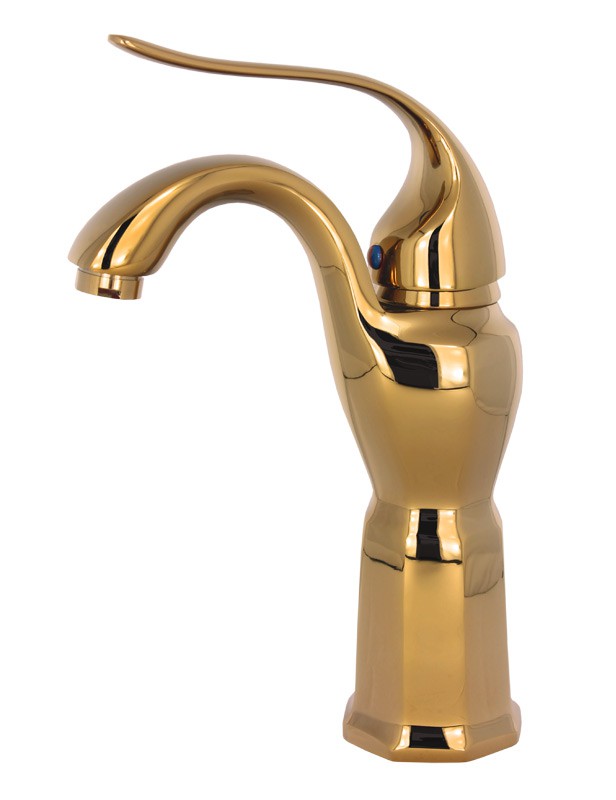 Goldene Armaturen Bad