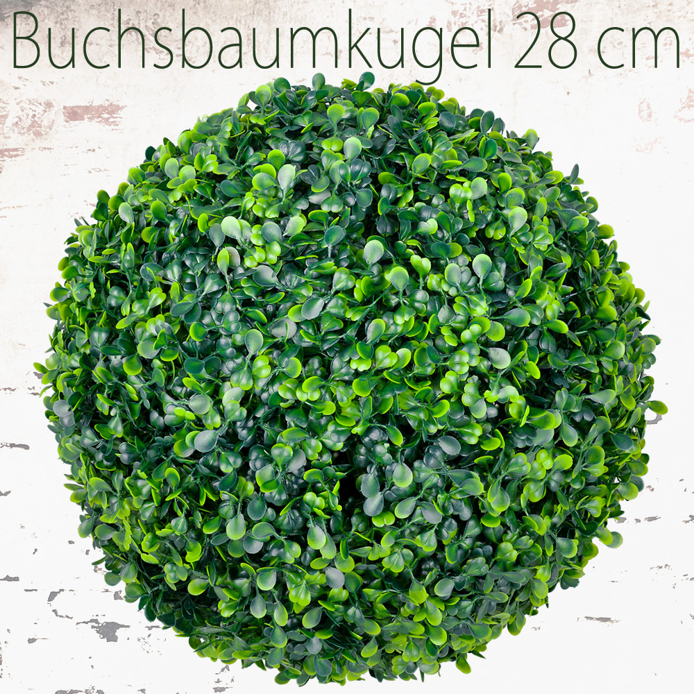 Buchsbaum Kugel Plastikpflanze Knstliche Pflanze Buxus Deko 28cm Decovego  | eBay.de