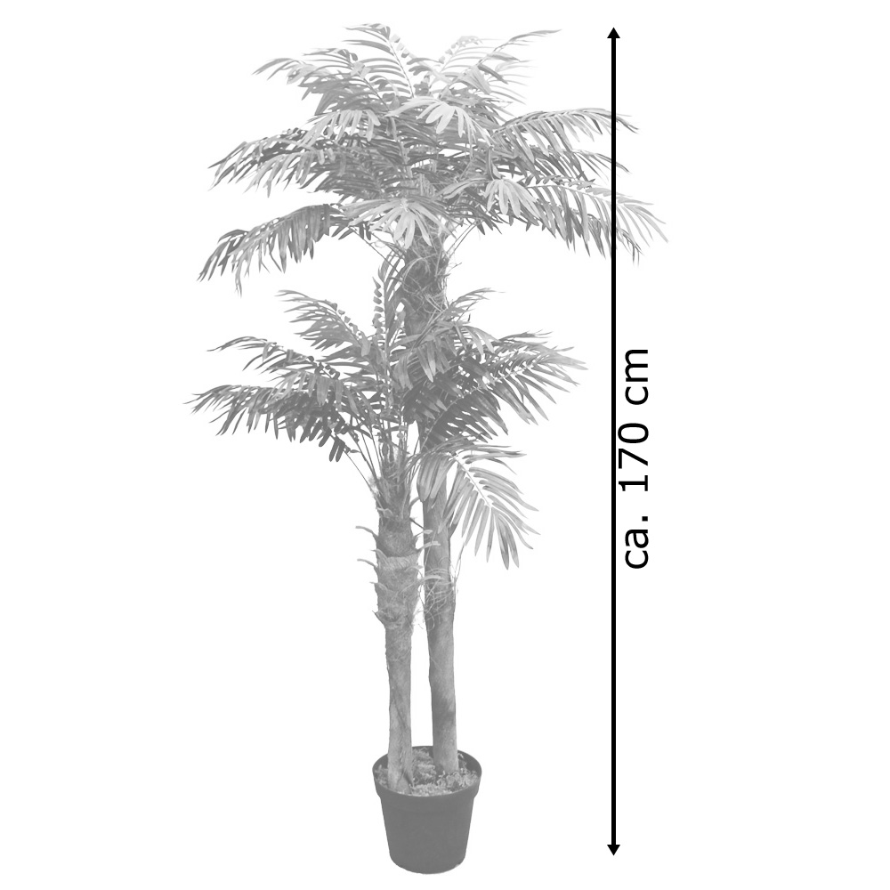 Palmenbaum Kokos Palme Kunstpflanze Knstliche Pflanze Echtholz 170cm  Decovego | eBay.de