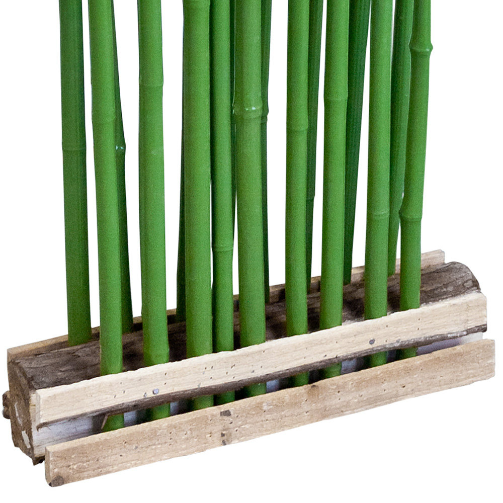 Bambus Sichtschutz Element Stand Knstliche Pflanze mit Echtholz 200cm  Decovego | eBay.de