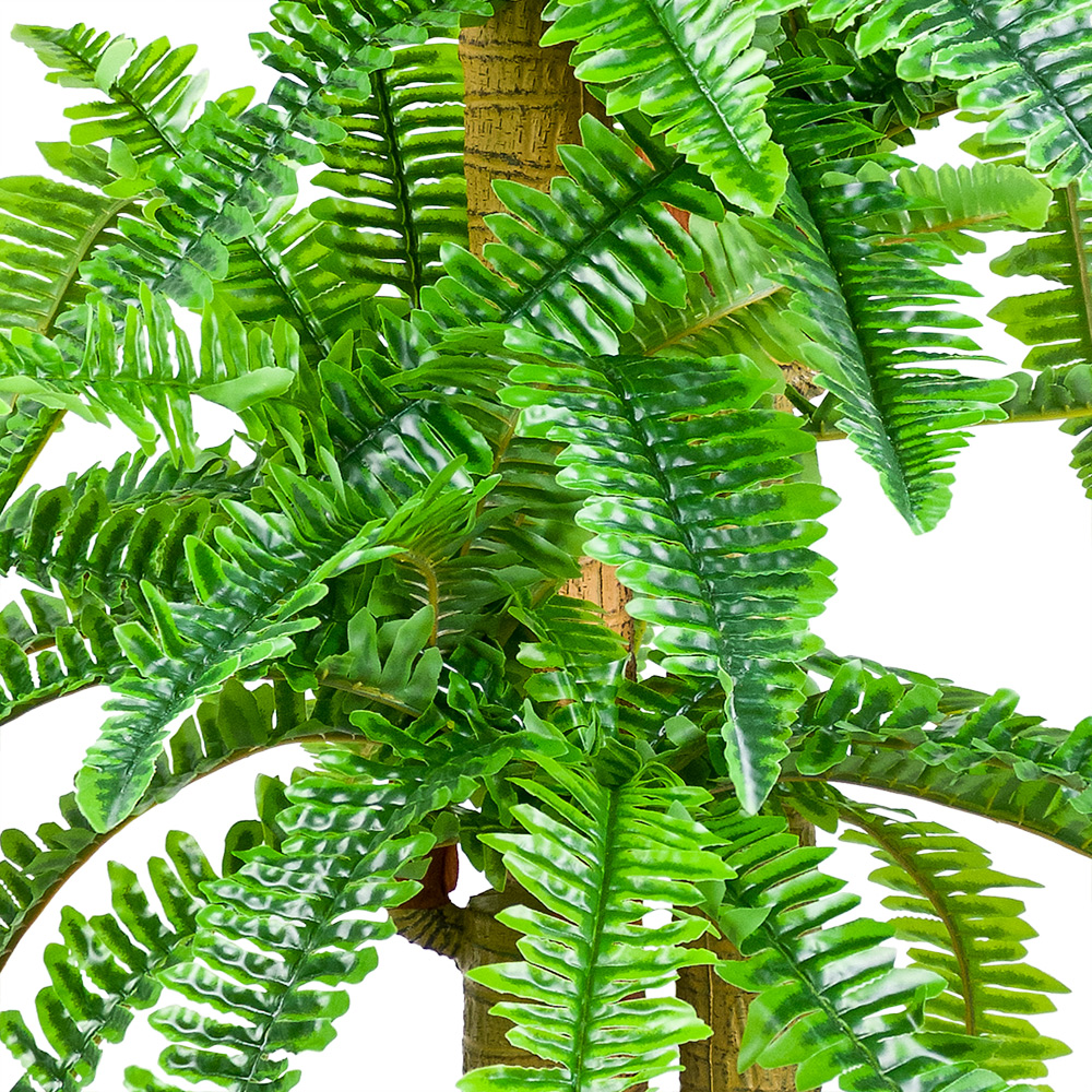 Albero Di Felce Finto Creative Co-Op In Vaso – Pianta Artificiale Verde Alta 122 Cm, Diametro 69 Cm