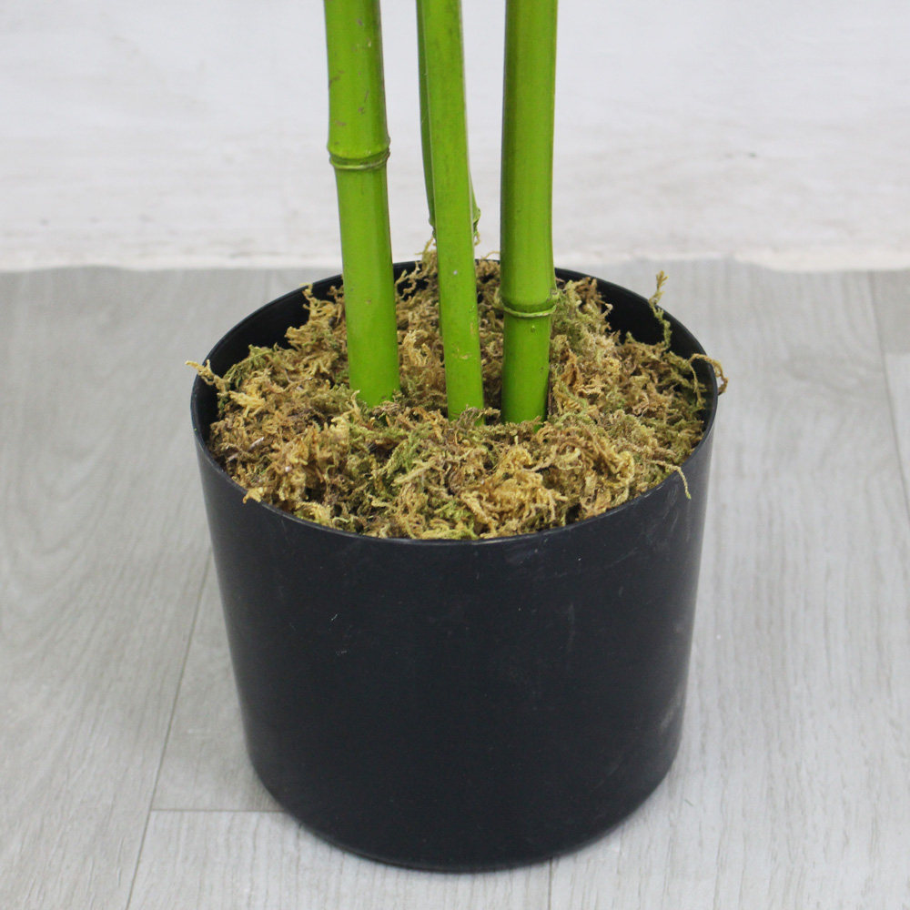 Bambus Kunstbaum Kunstpflanze Knstliche Pflanze mit Echtholz 120cm  Decovego | eBay.de