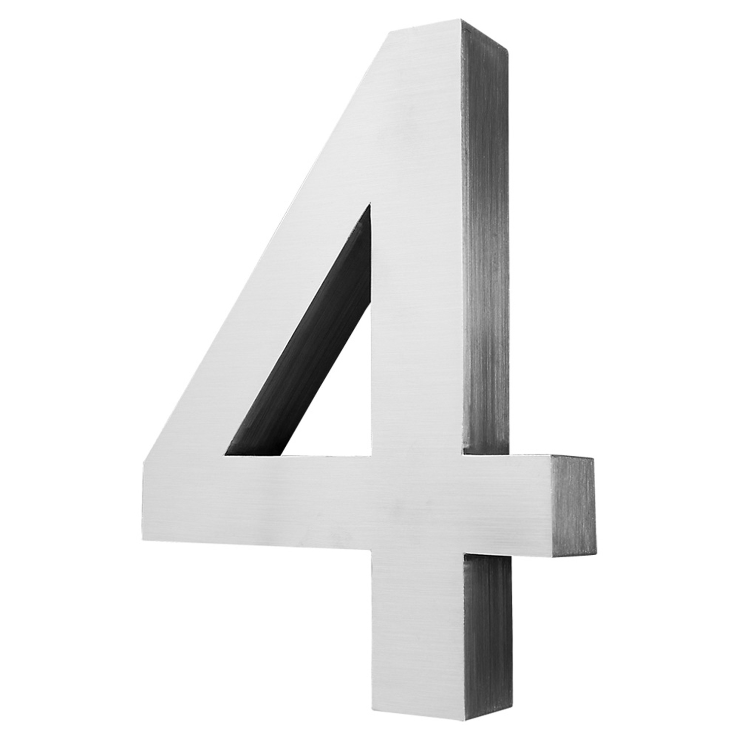 Numero adesivo bianco PVC Altezza 13cm
