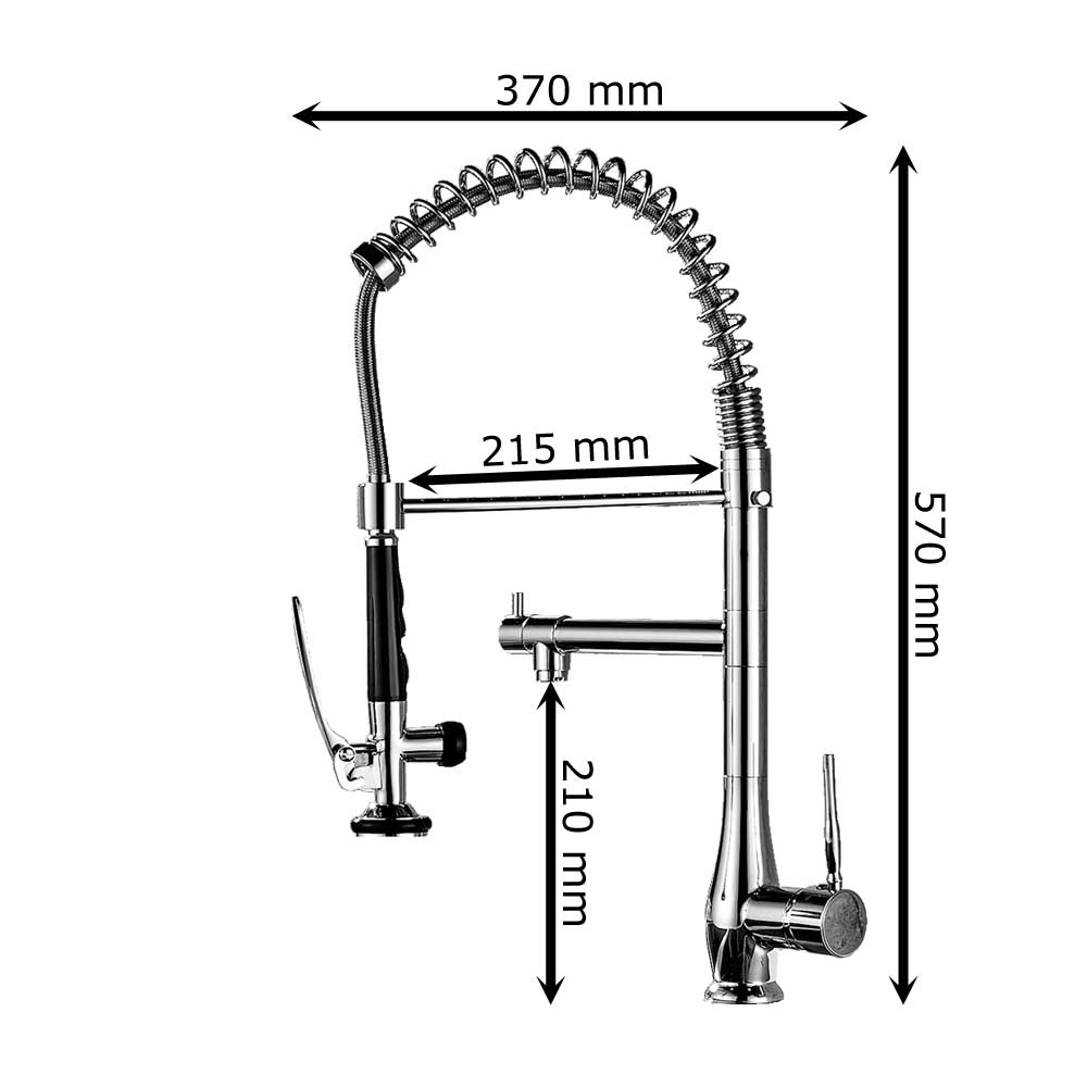 TENG Outils WRHEX 077 Pièce-T Poignée clé hexagonale mur Rack-Métrique