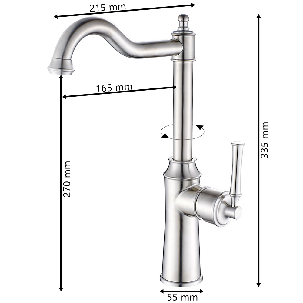 Waschbecken Waschtisch Wasserhahn Armatur Einhebelmischer Mischbatterie