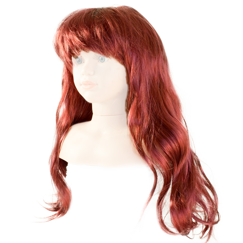 Perücke Fasching Karneval Halloween 9 Farben Lang Blond Rot Braun Schwarz Gelb - Bild 8 von 8