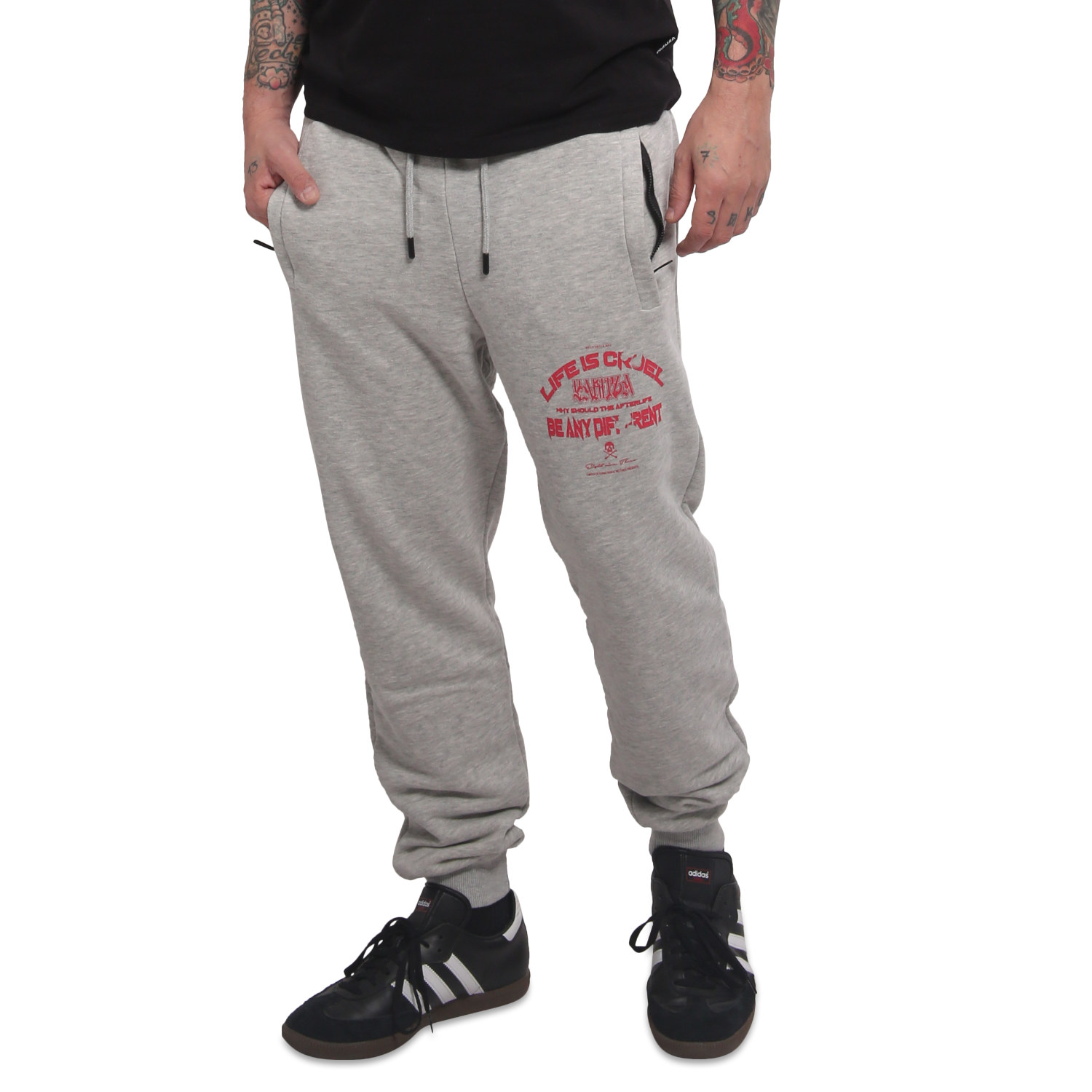 Yakuza Wildcat Loose Jogginghose JOB-25034 in Schwarz