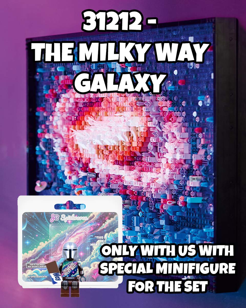     LEGO 31212 The Milky Way Galaxy with Custom Minifigur "This is the Milky Way Bounty Hunter"