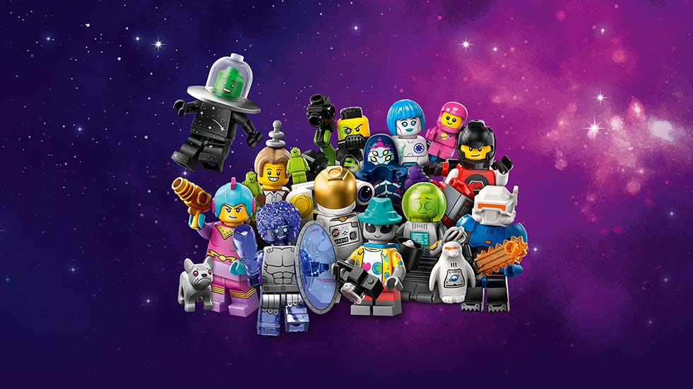     Space Minifiguren Serie 26 als ganze Box mit 36 Figuren
