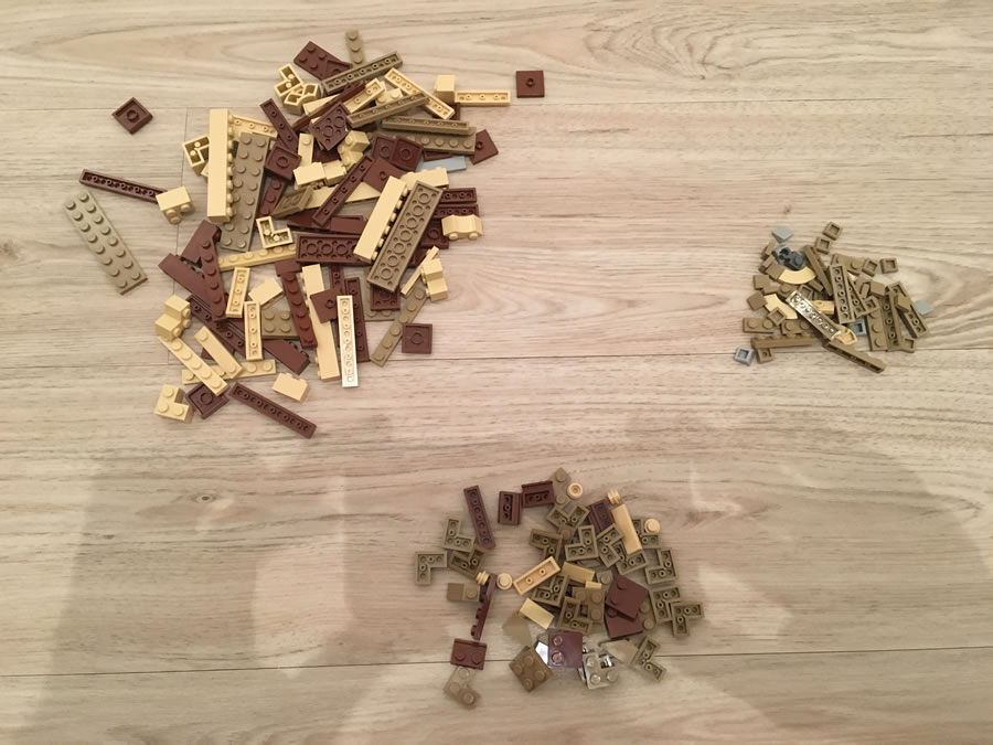 LEGO Hogwarts Schloss Bauschritt