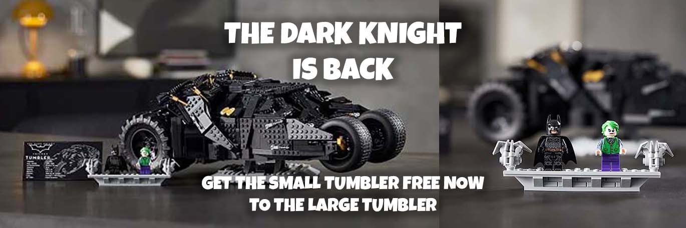 small LEGO Tumbler free with the big LEGO Tumbler