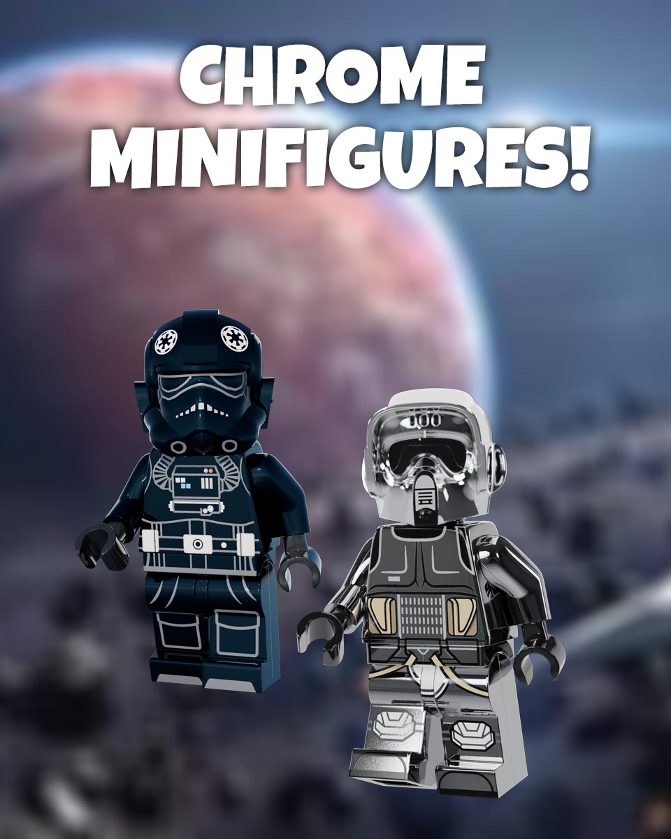 Chrome Minifiguren und Parts