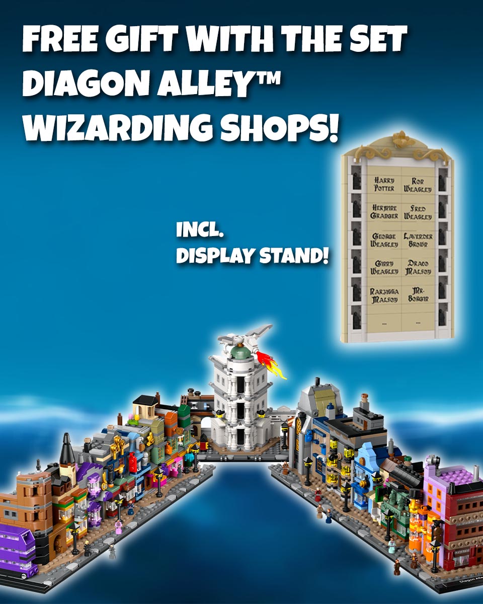     LEGO 76444 The magic shops of Diagon Alley